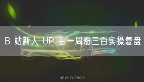 B 站新人 UP 主一周涨三百实操复盘