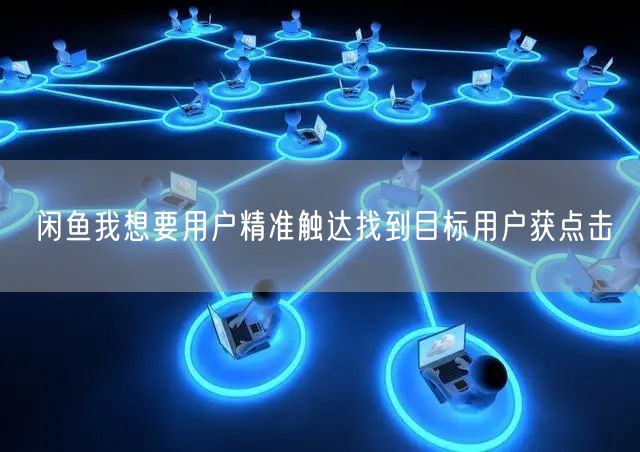 闲鱼我想要用户精准触达找到目标用户获点击