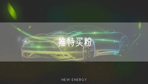 推特买粉