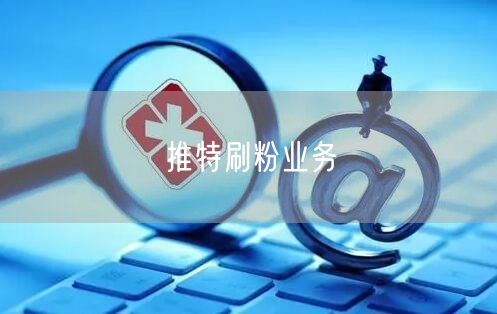 推特刷粉业务