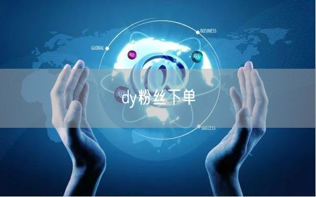 dy粉丝下单
