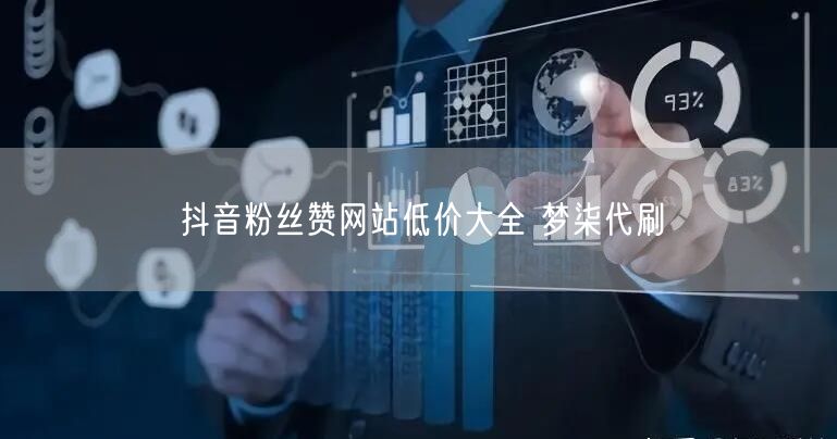 抖音粉丝赞网站低价大全 梦柒代刷