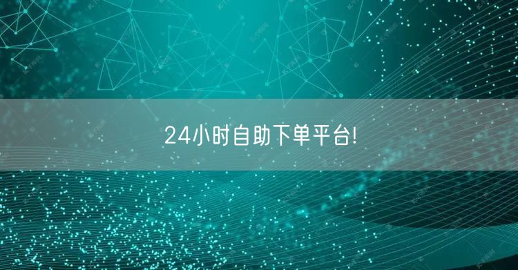 24小时自助下单平台!