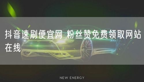 抖音速刷便宜网 粉丝赞免费领取网站在线