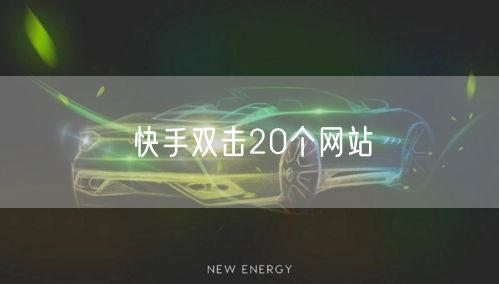快手双击20个网站