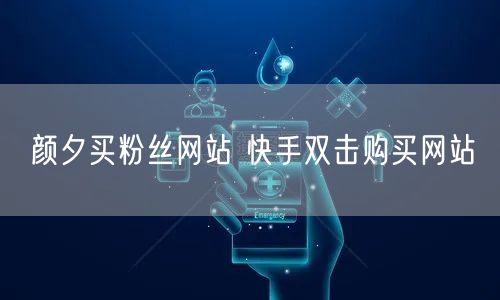 颜夕买粉丝网站 快手双击购买网站