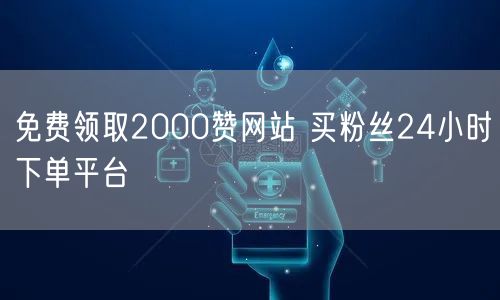 免费领取2000赞网站 买粉丝24小时下单平台