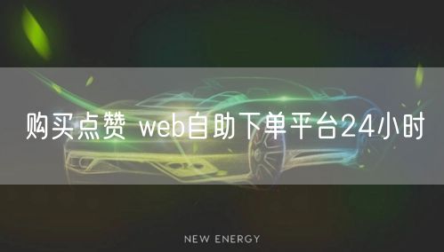 购买点赞 web自助下单平台24小时