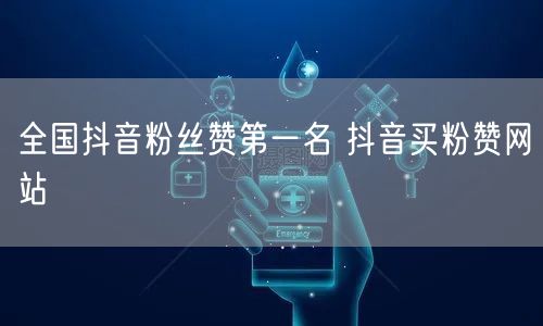全国抖音粉丝赞第一名 抖音买粉赞网站