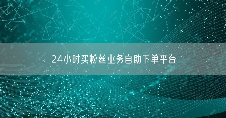 24小时买粉丝业务自助下单平台