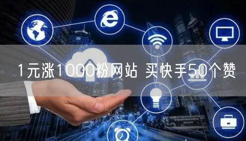 1元涨1000粉网站 买快手50个赞