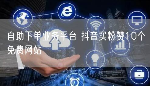 自助下单业务平台 抖音买粉赞10个免费网站