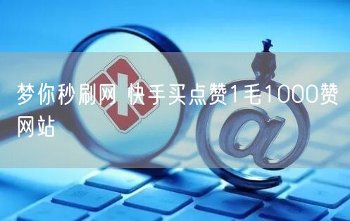 梦你秒刷网 快手买点赞1毛1000赞网站