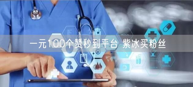 一元100个赞秒到平台 紫冰买粉丝