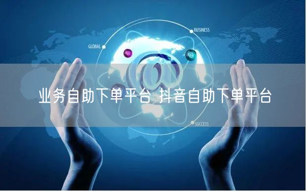 业务自助下单平台 抖音自助下单平台