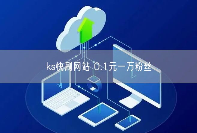 ks快刷网站 0.1元一万粉丝