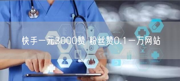 快手一元3000赞 粉丝赞0.1一万网站