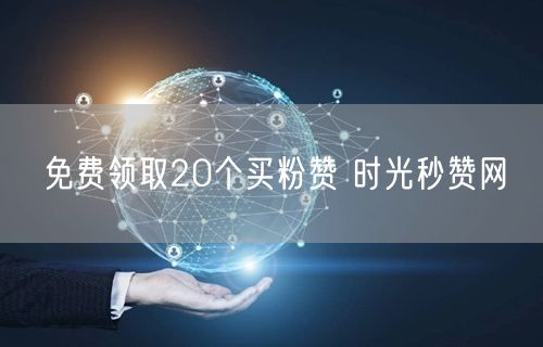 免费领取20个买粉赞 时光秒赞网