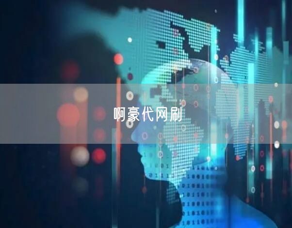 啊豪代网刷