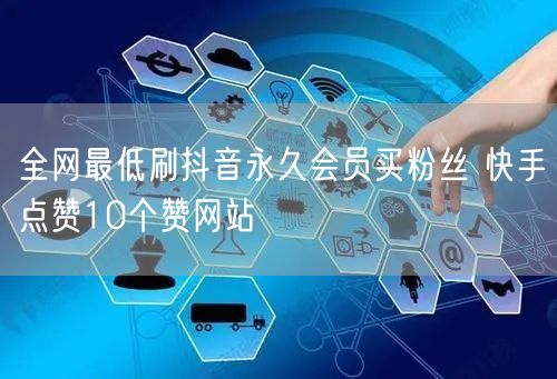 全网最低刷抖音永久会员买粉丝 快手点赞10个赞网站