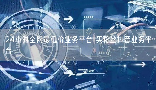 24小时全网最低价业务平台 买粉丝抖音业务平台