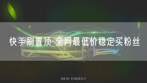 快手刷置顶 全网最低价稳定买粉丝