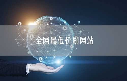 全网最低价刷网站