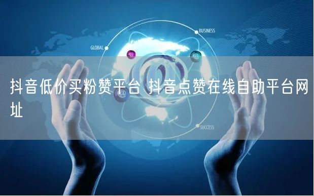 抖音低价买粉赞平台 抖音点赞在线自助平台网址